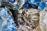 Waste PET bottles