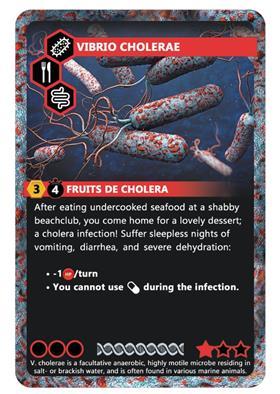 Playing Card ImmunoWars - Cholera