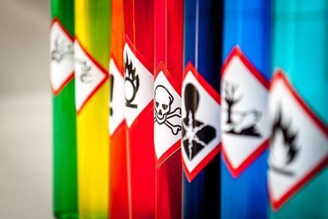 Pictogrammen voor chemisch gevaar