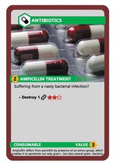 Playing Card ImmunoWars - Antibiotics