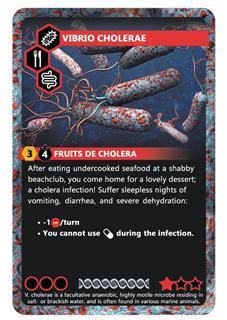 Playing Card ImmunoWars - Cholera