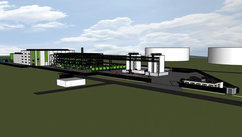 Conceptversie van de Xycle-fabriek