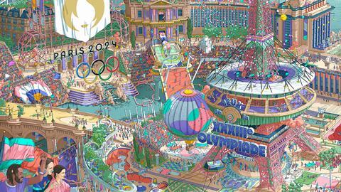 Official Posters of the Paris 2024 Games