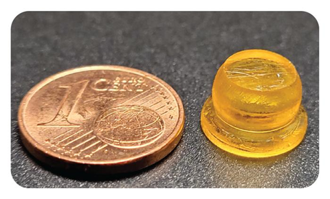 3D-printed SCOD relative to a one-cent coin - ETH Zürich