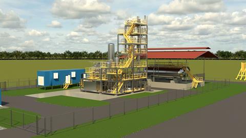 Artist's impression of the planned production site in Zeeland
