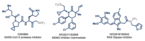 XCF3 moleculen