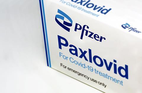 Paxlovid-doosje